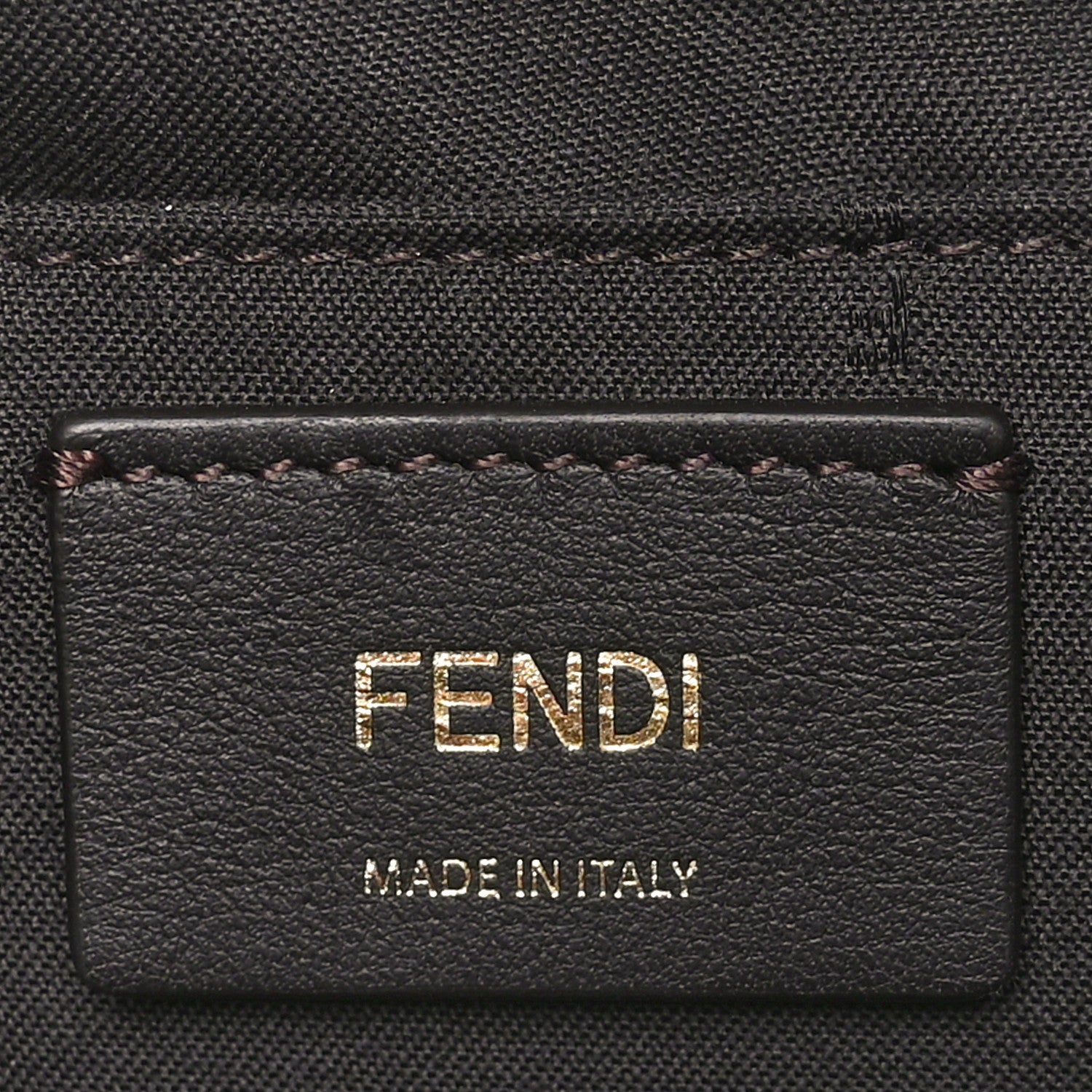 Fendi Fabric Jacquard Vitello King Plexiglass FF 1974 Logo Embroidered Mini By The Way Top Handle Boston Bag Tobacco Moro Sand 6 of 10