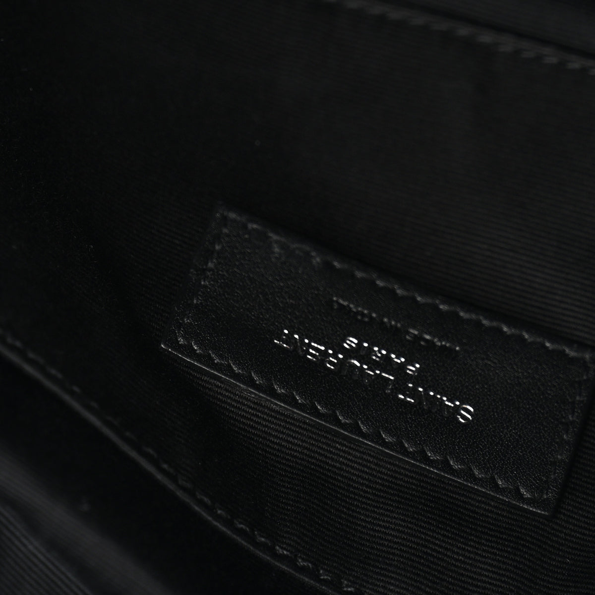 Lambskin Monogram Belt Bag Black