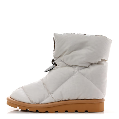 Louis Vuitton Nylon Monogram Pillow Comfort Ankle Boot 37 White 1 of 7
