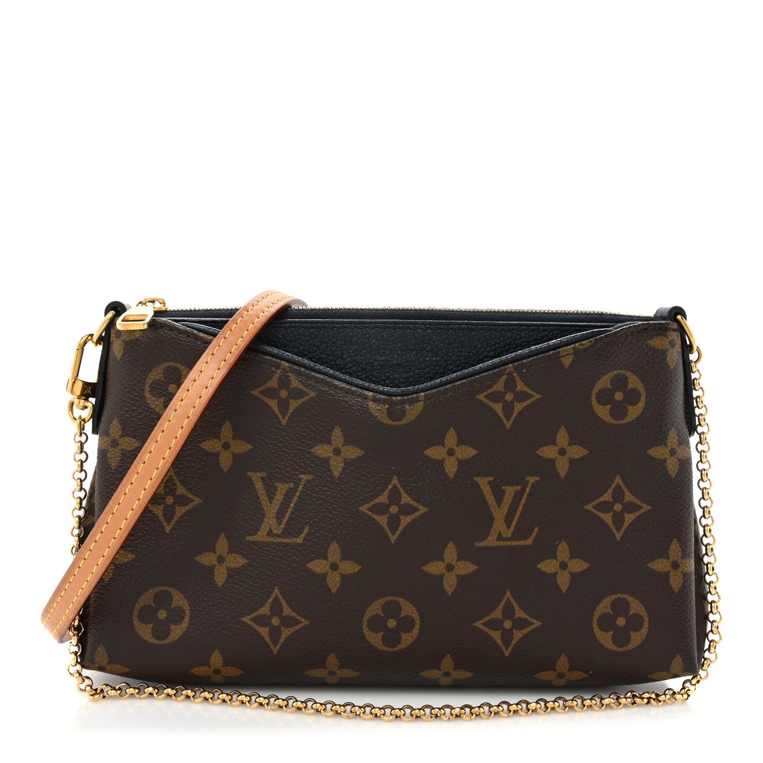 Louis Vuitton Monogram Pallas Clutch Blue Marine 1 of 13