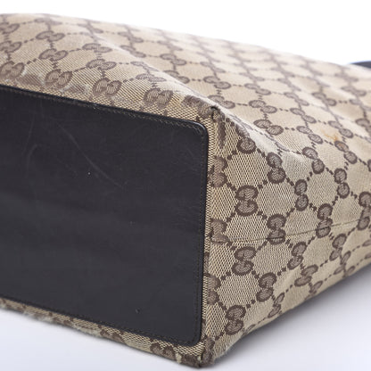 Gucci Monogram Large Bucket Tote Dark Brown 10 of 12
