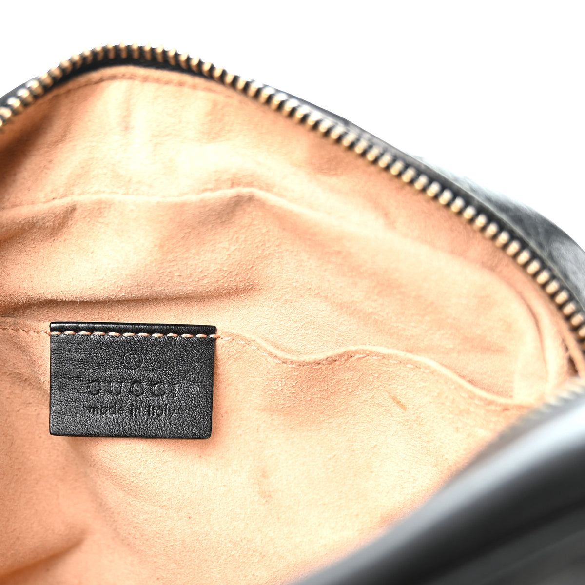 Calfskin Matelasse Mini GG Marmont Chain Shoulder Bag Black