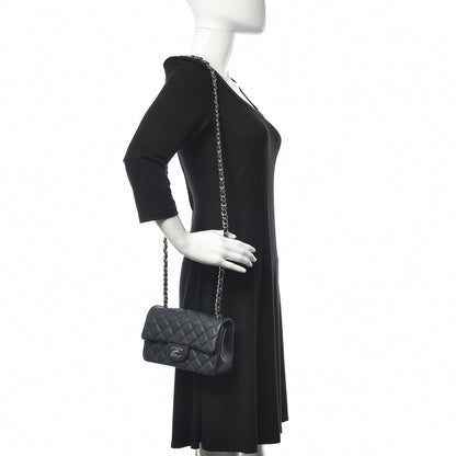 Chanel Caviar Quilted Mini Rectangular Flap Navy 2 of 11