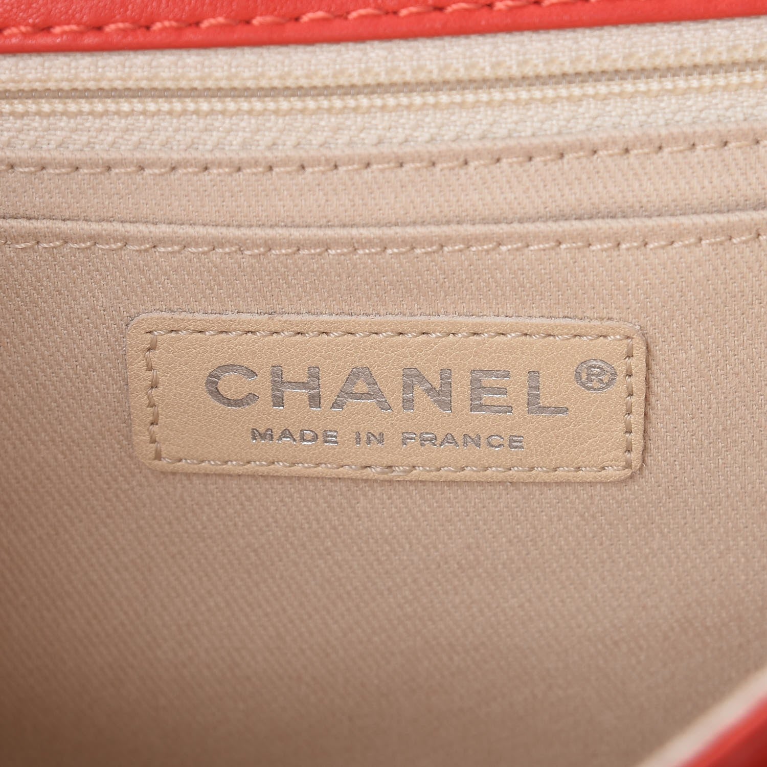 Chanel Lambskin Quilted Medium Icons Secret Label Flap Coral 6 of 14