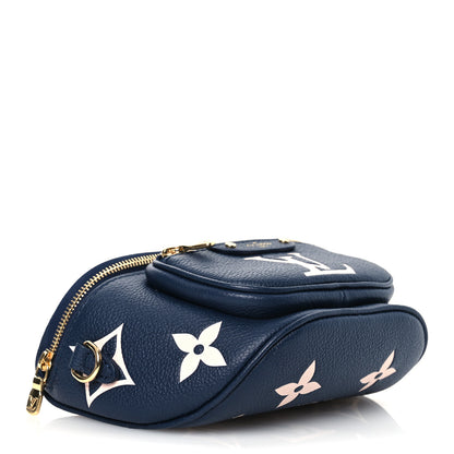 Louis Vuitton Empreinte Monogram Giant Mini By The Pool Bumbag Navy Creme 4 of 11