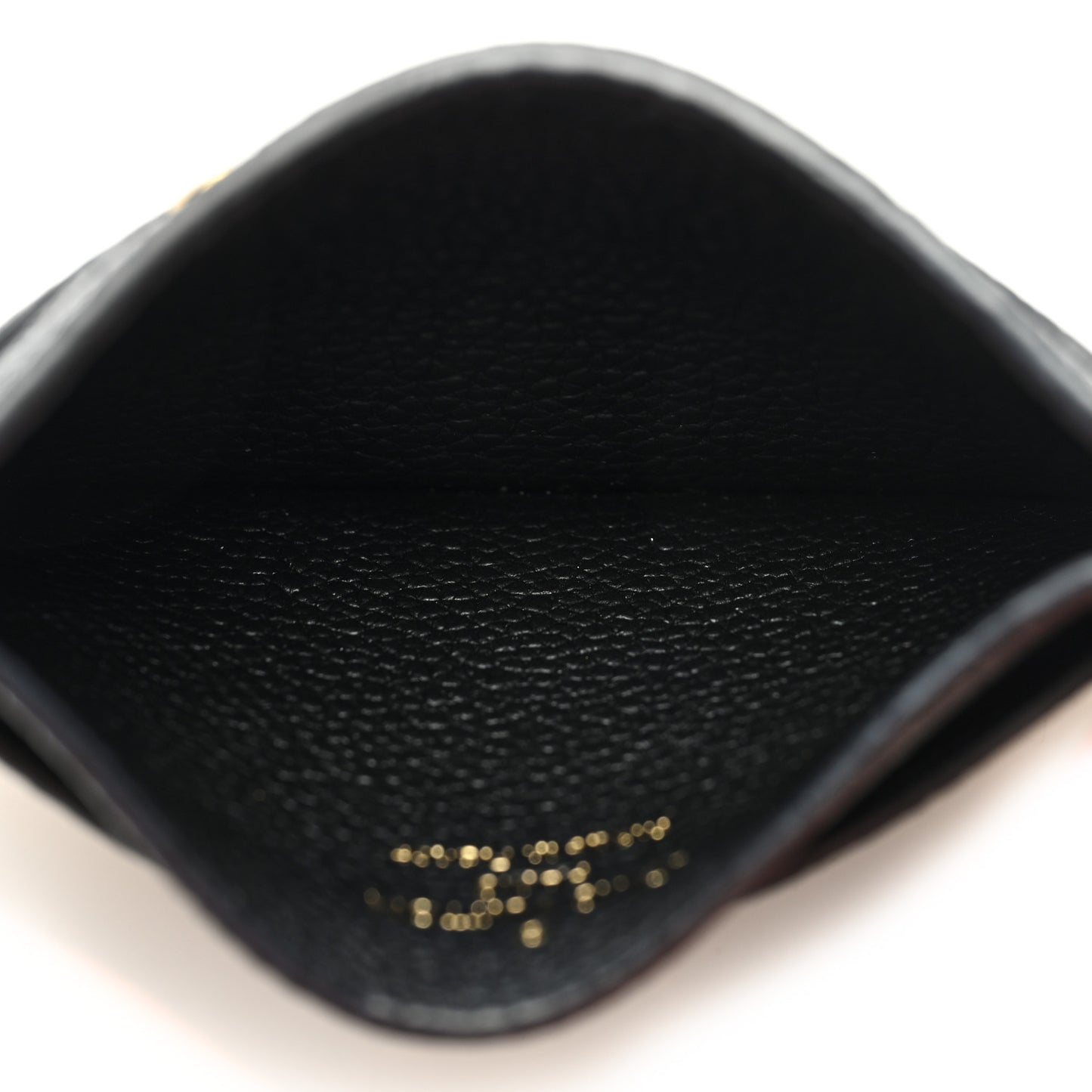 Empreinte Card Holder Black Beige