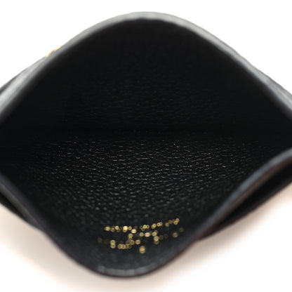 Louis Vuitton Empreinte Card Holder Black Beige 5 of 6