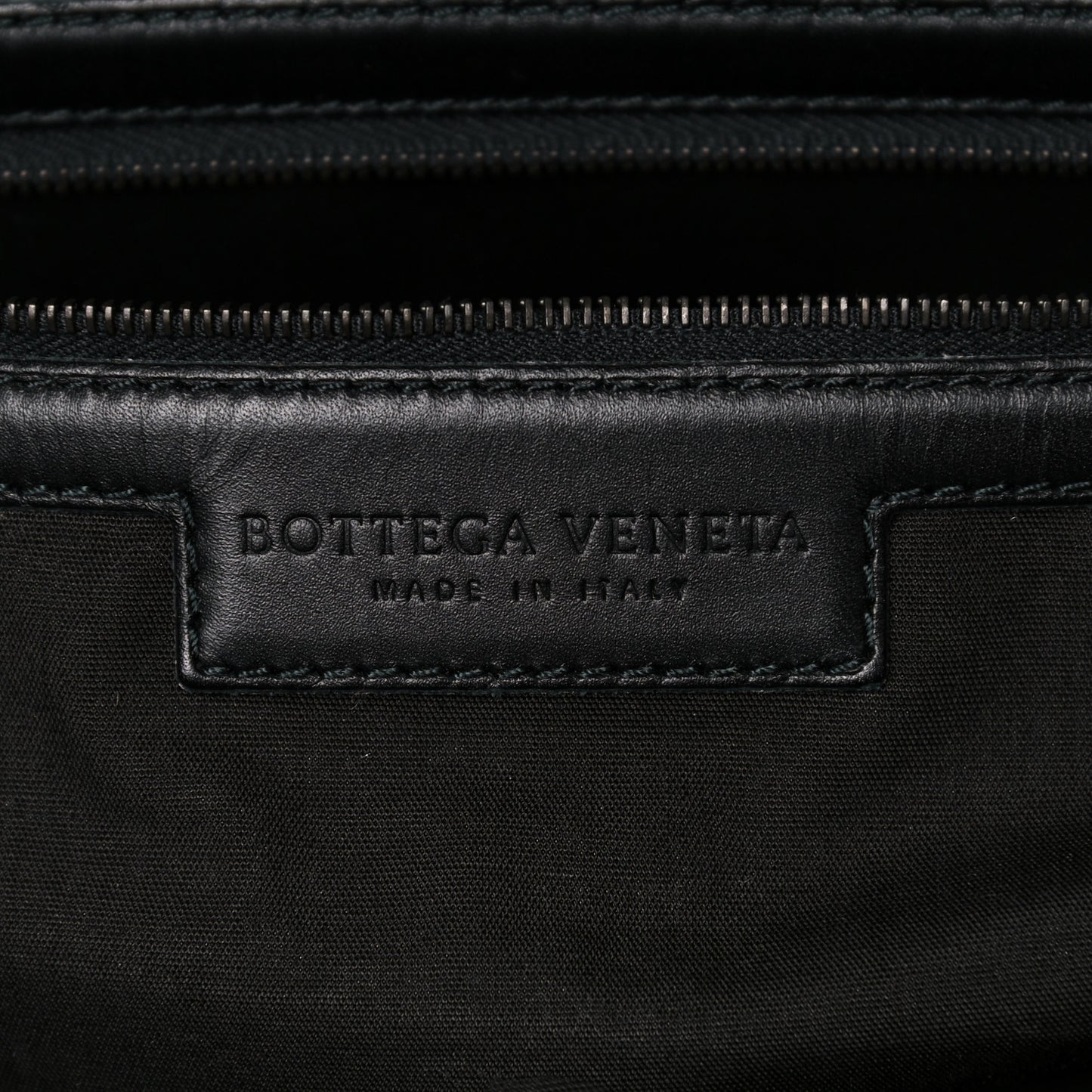 Nappa Intrecciato VN Large Duffel Black
