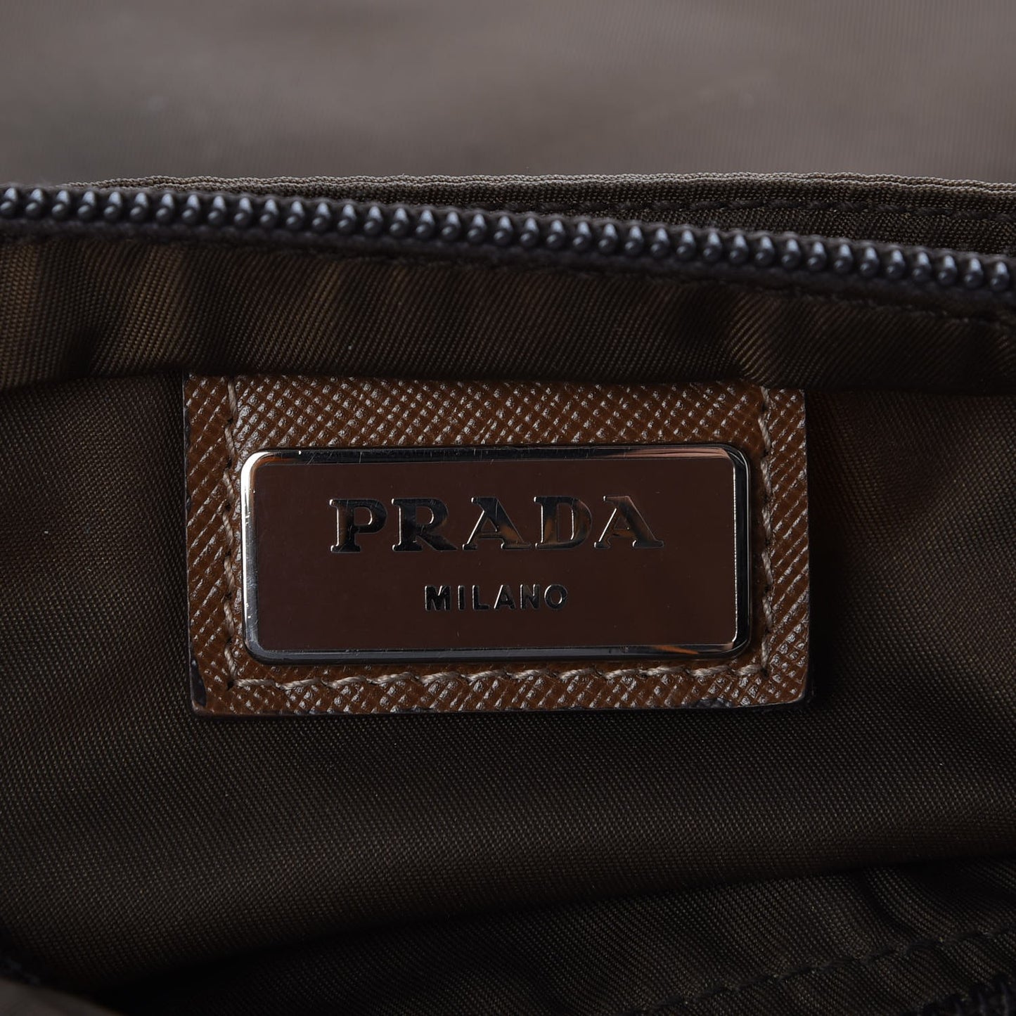 Tessuto Nylon Vela Messenger Bag Bruciato