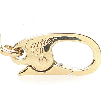 Cartier 18K Yellow Gold Diamond LOVE Ring Charm 3 of 5