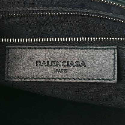 Balenciaga Smooth Calfskin Metallic Patent Giant 12 Silver Hardware City Vert Poker Fonce 6 of 8