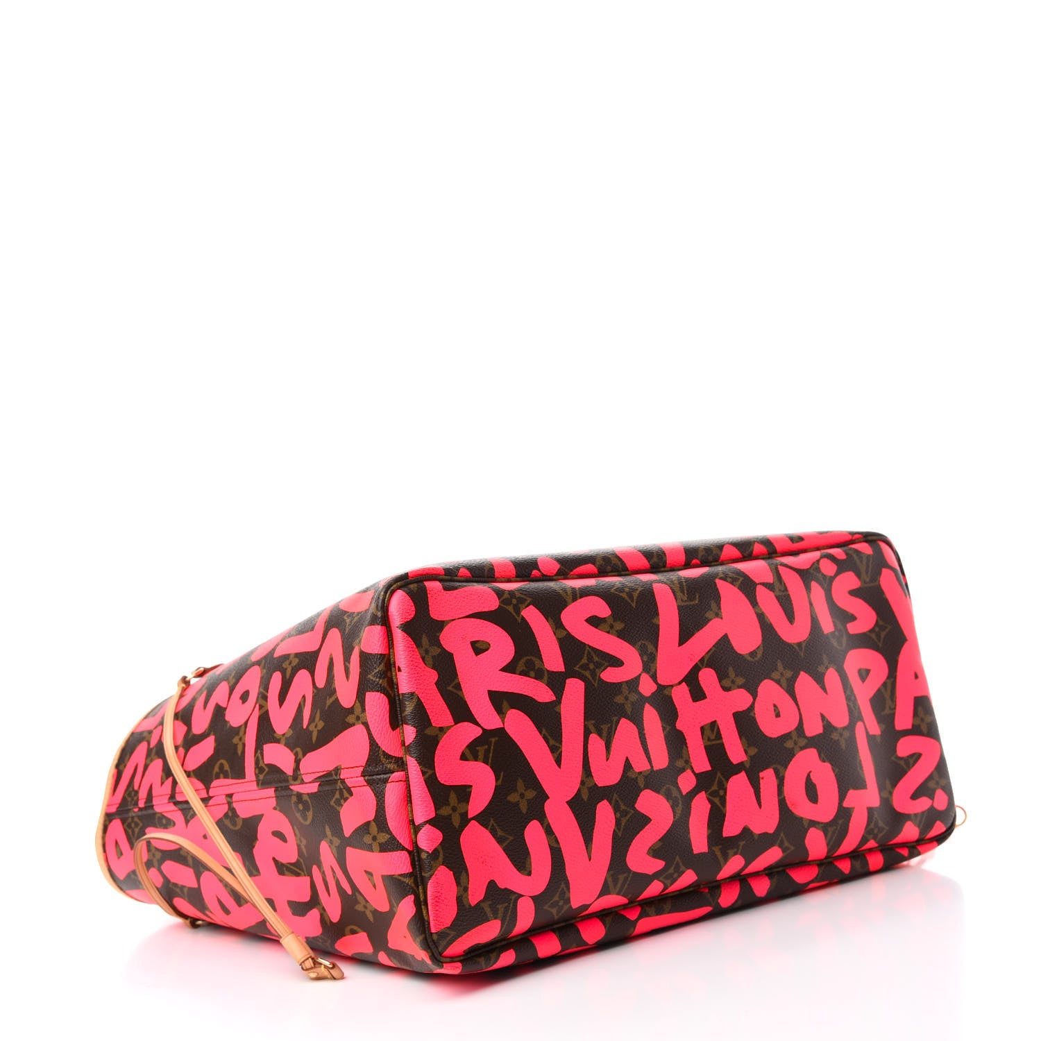 Louis Vuitton Monogram Graffiti Neverfull GM Fuchsia 4 of 11