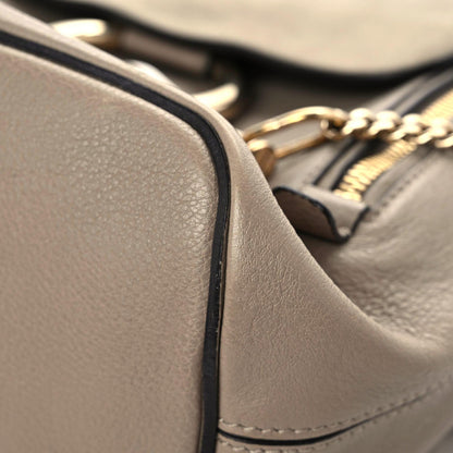 Chloe Suede Calfskin Medium Faye Backpack Motty Grey 6 of 17