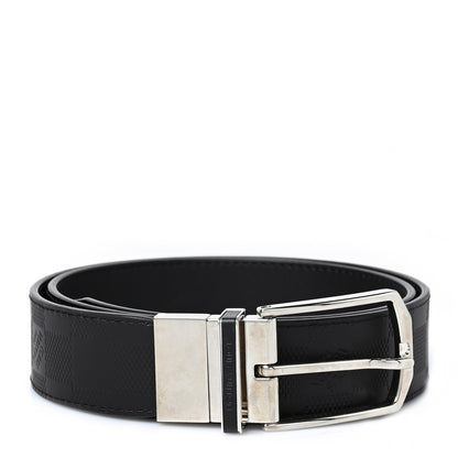 Louis Vuitton Damier Infini Calfskin Slender 35mm Belt 90 36 Black 1 of 4