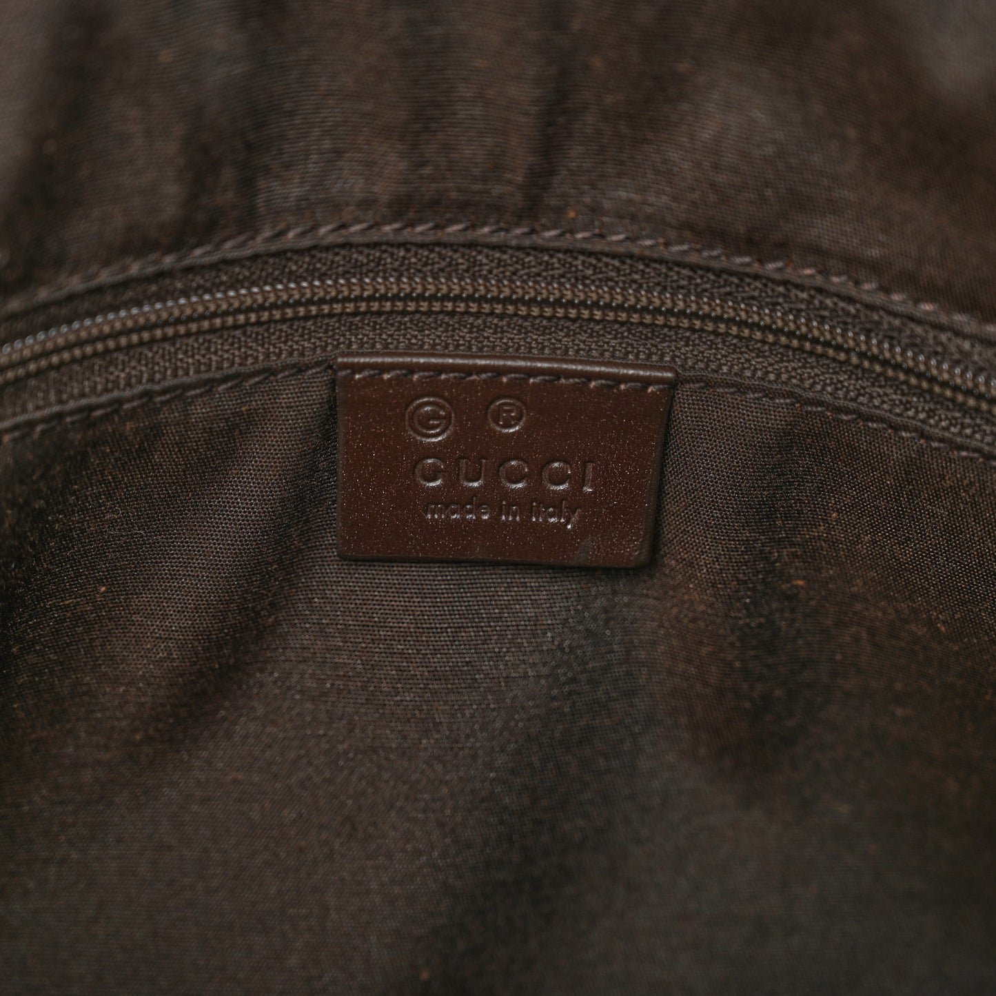Denim Monogram Small Duffle Bag Dark Brown