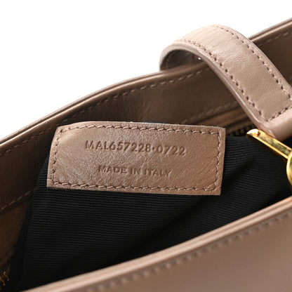 Saint Laurent Smooth Calfskin Le 5 A 7 Hobo Taupe 7 of 10