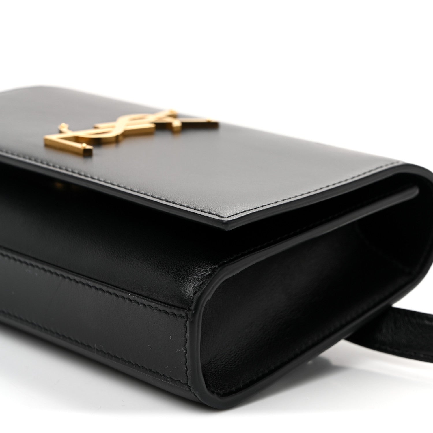 Saint Laurent Smooth Calfskin Monogram Kate Belt Bag Black 9 of 9