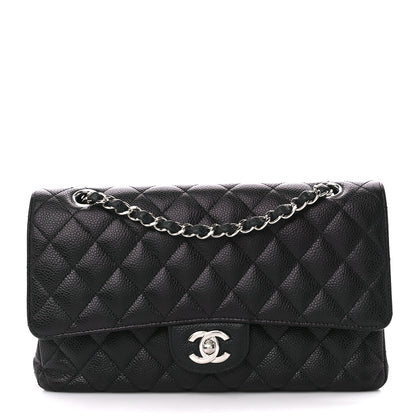 Chanel Caviar Quilted Medium Double Flap Black 1 of 11