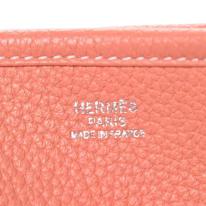 Hermes Taurillon Clemence Evelyne III PM Crevette 8 of 14