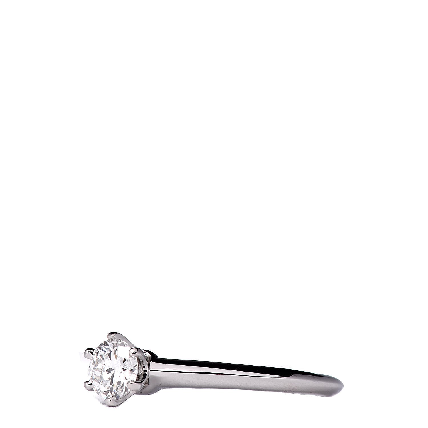 Tiffany Platinum Diamond .40ct Solitaire Engagement Ring 53 6.25 3 of 6
