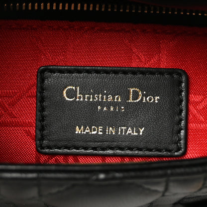 Christian Dior Lambskin Cannage Small My ABCDior Lady Dior Black 6 of 9