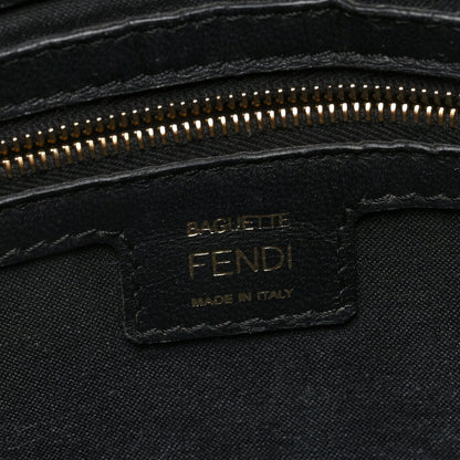 Fendi Nappa FF 1974 Embossed Baguette Black 6 of 9