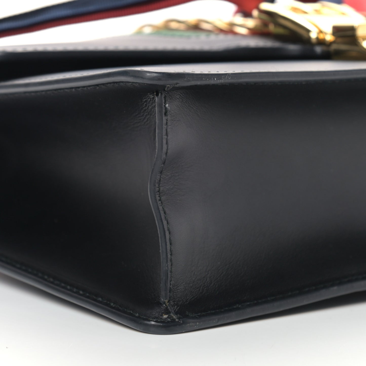 Calfskin Small Sylvie Shoulder Bag Black