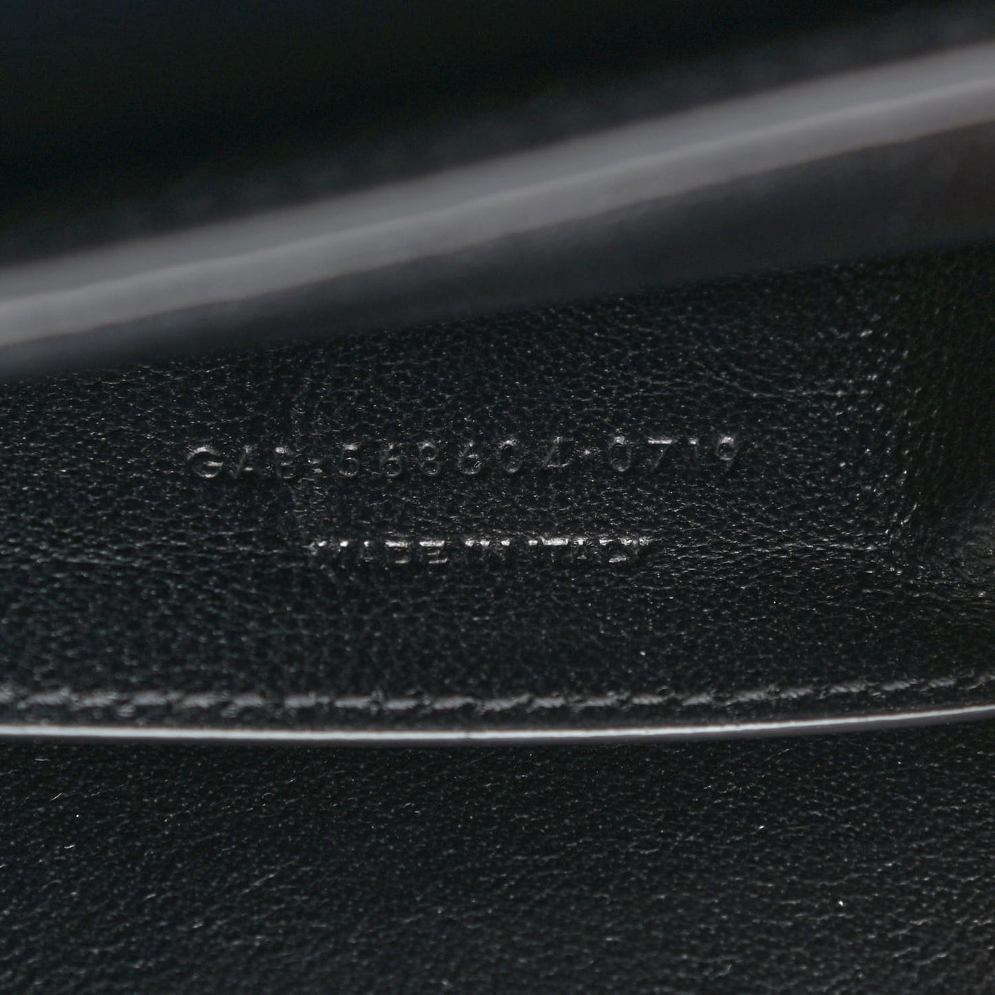 Patent Embossed Small Le Monogramme Satchel Black
