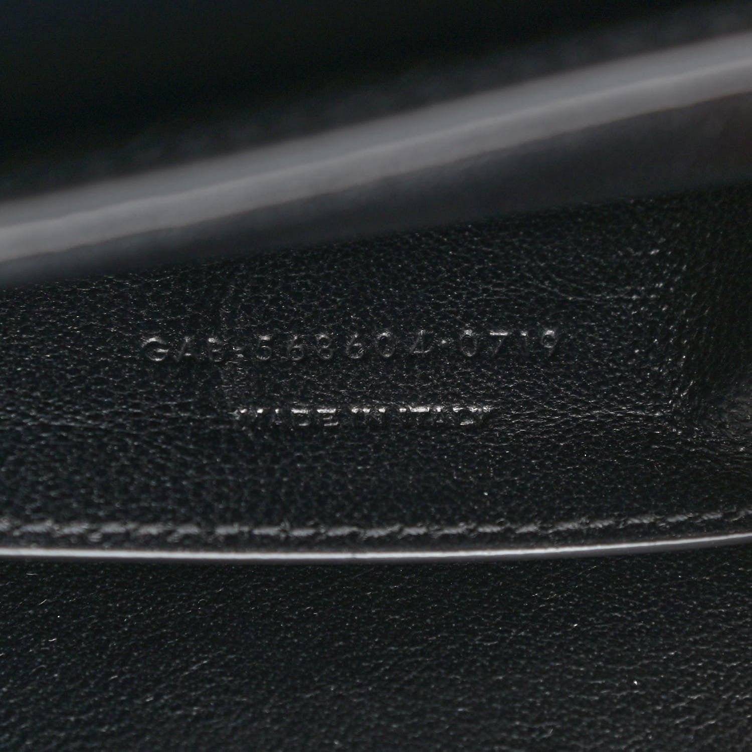 Saint Laurent Patent Embossed Small Le Monogramme Satchel Black 8 of 11