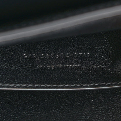 Saint Laurent Patent Embossed Small Le Monogramme Satchel Black 8 of 11