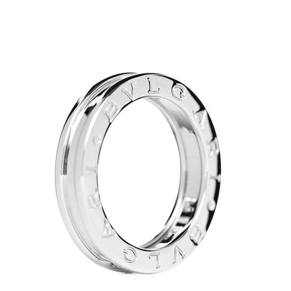 Bulgari 18K White Gold B.Zero1 One-Band Ring 51 5.75 4 of 5