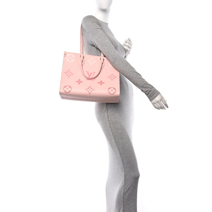 Louis Vuitton Empreinte Monogram Giant Onthego MM Degrade Rose 2 of 12