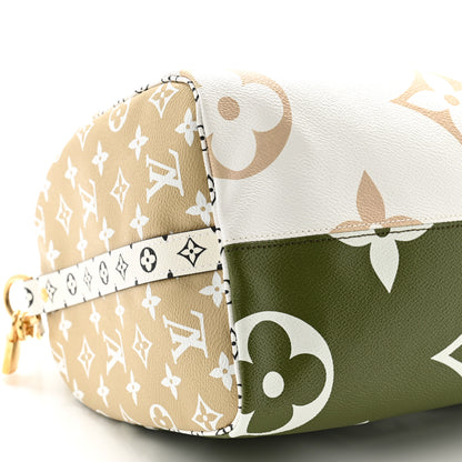 Louis Vuitton Monogram Giant Speedy Bandouliere 30 Kaki Beige 10 of 12