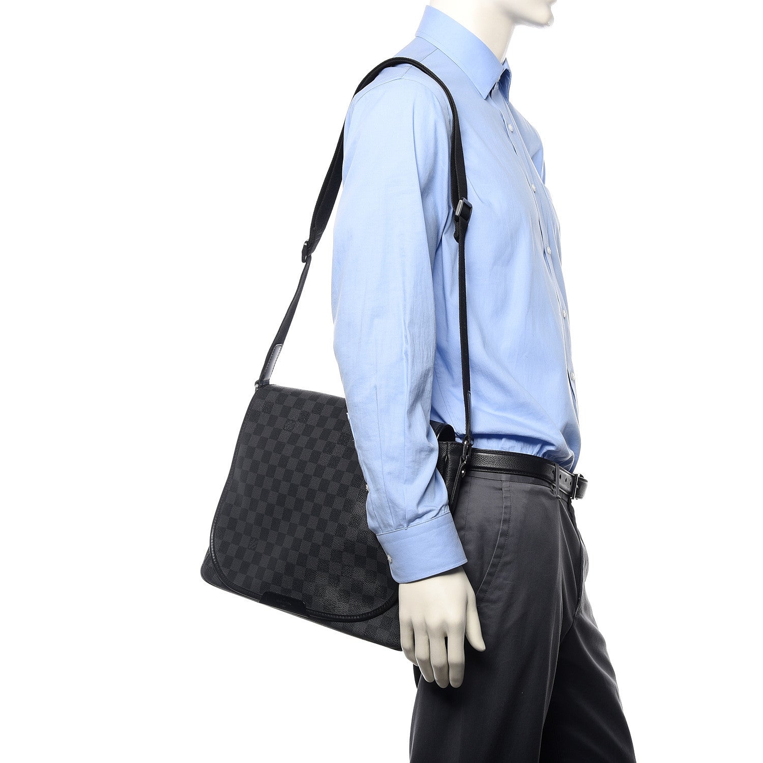Louis Vuitton Damier Graphite District MM 2 of 14