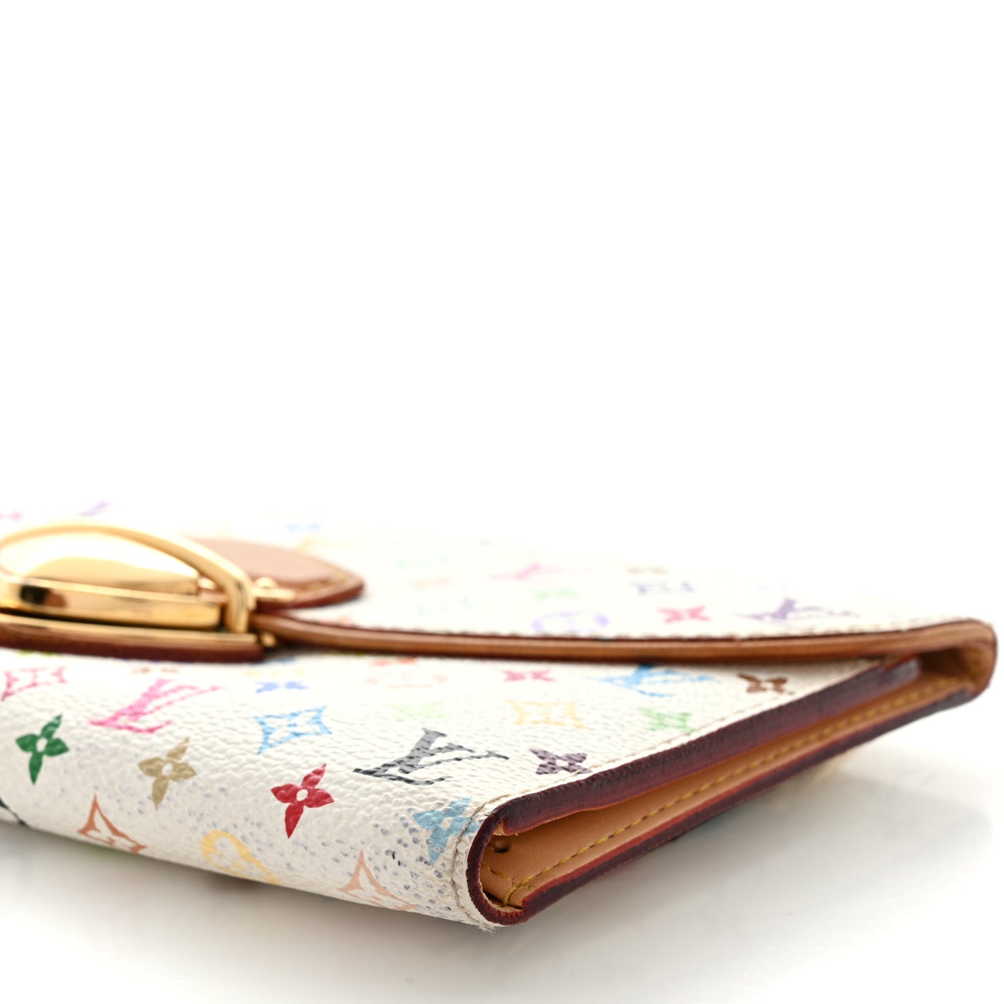 Monogram Multicolor Eugenie Wallet White