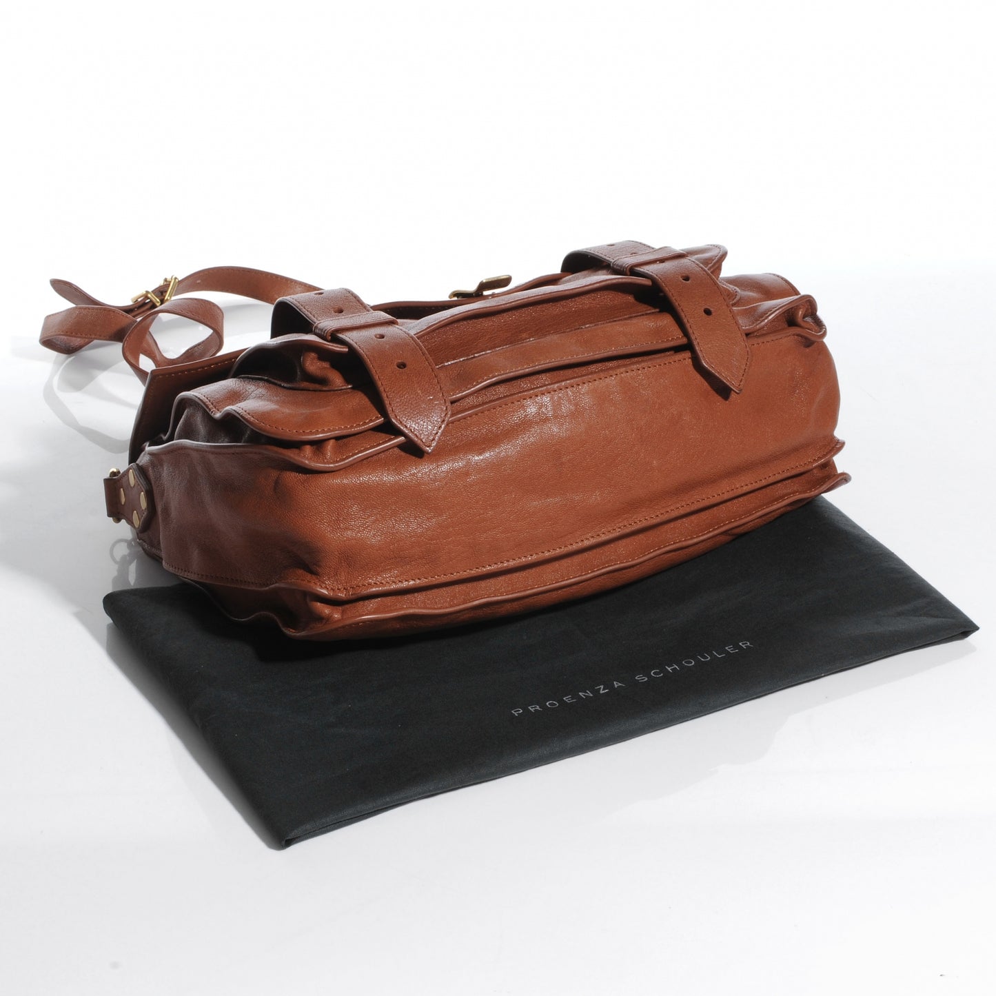 Lambskin PS1 Medium Satchel Saddle