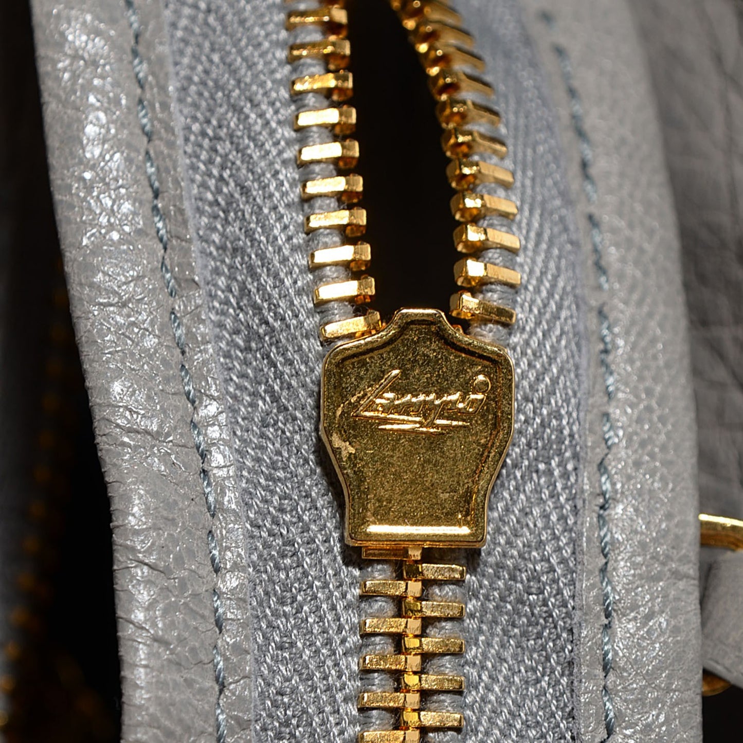 Agneau Giant 12 Gold Hardware City Gris Pyrite