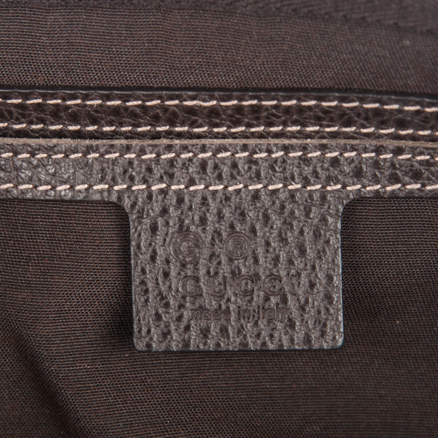 Crystal Monogram Medium Joy Boston Dark Brown