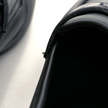 Chanel Calfskin Womens Stitched CC Loafers 38 Black 10 of 10