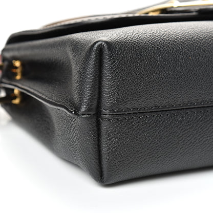 Burberry Soft Grain Calfskin Small Medley Crossbody Black 9 of 10