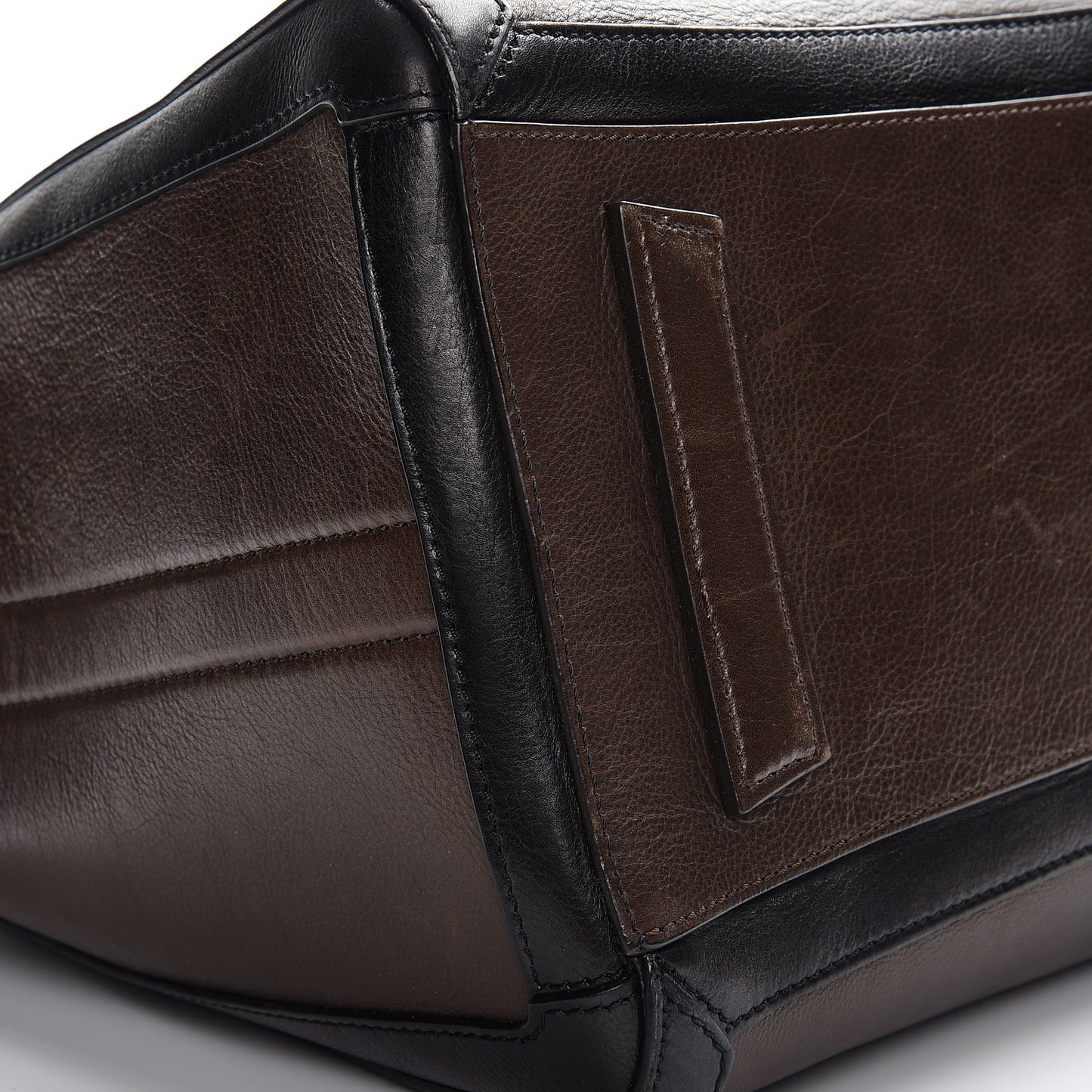 Calfskin Medium Bi-Color Antigona Brown Black