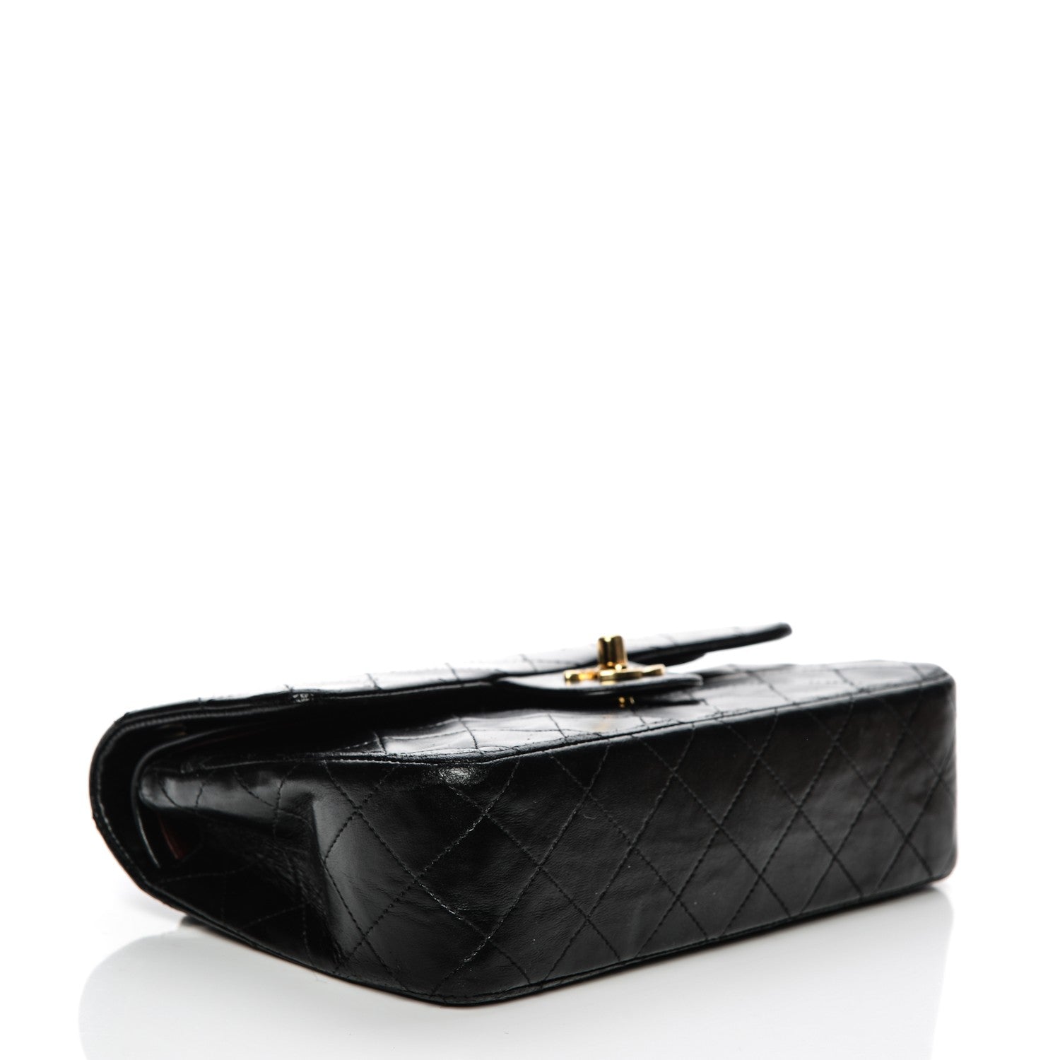 Chanel Lambskin Quilted Small Double Flap Black 4 of 10