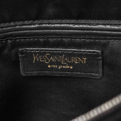 Saint Laurent Patent Calfskin Large Muse Black 6 of 9