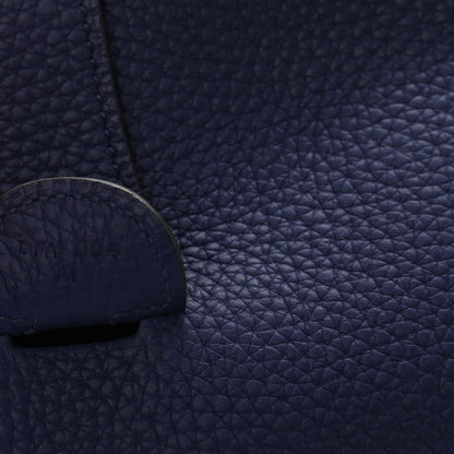 Hermes Taurillon Clemence Evelyne III GM Bleu Encre 7 of 9