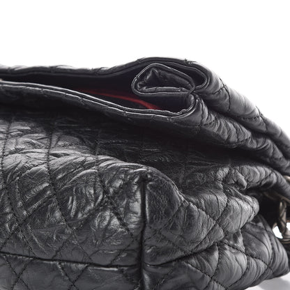 Chanel Aged Calfskin Quilted Coco Rider Fold Over Flap Black 11 of 11