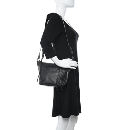 Balenciaga Grained Calfskin Black Hardware Small Neo Classic Hobo Black 2 of 8