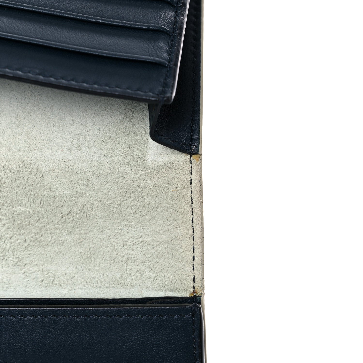 Celine Grained Calfskin Large Multifunction Strap Wallet Pistachio 15 of 18