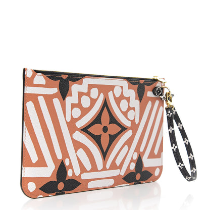 Louis Vuitton Monogram Giant Crafty Neverfull MM GM Pochette Creme Caramel 2 of 6
