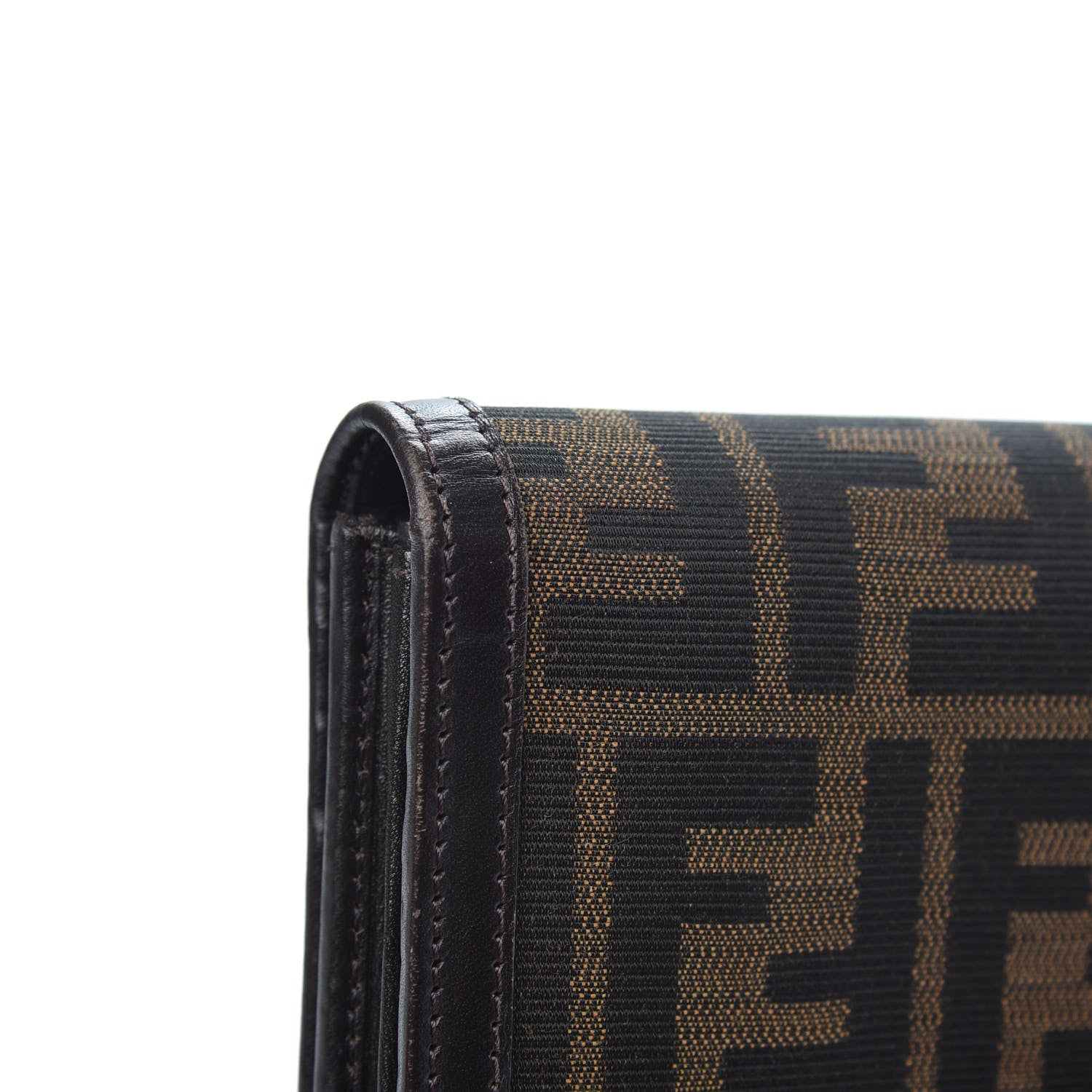 Fendi Zucca Continental Wallet Tobacco Moro 9 of 11