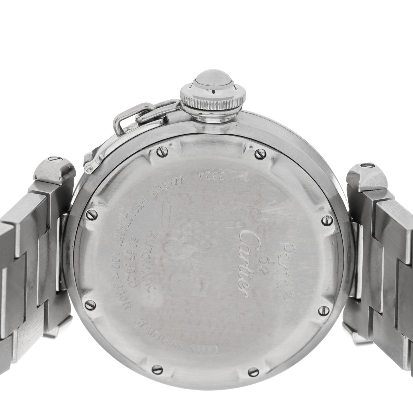 Stainless Steel 35mm Pasha C Automatic Watch Black